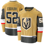 Choea V.Golden Knights #52 Dylan Coghlan Gold Home Breakaway Jerseys