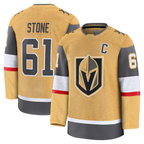Choea V.Golden Knights #61 Mark Stone Gold Home Premium Jerseys