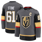 Choea V.Golden Knights #61 Mark Stone Gray Alternate Premium Jerseys