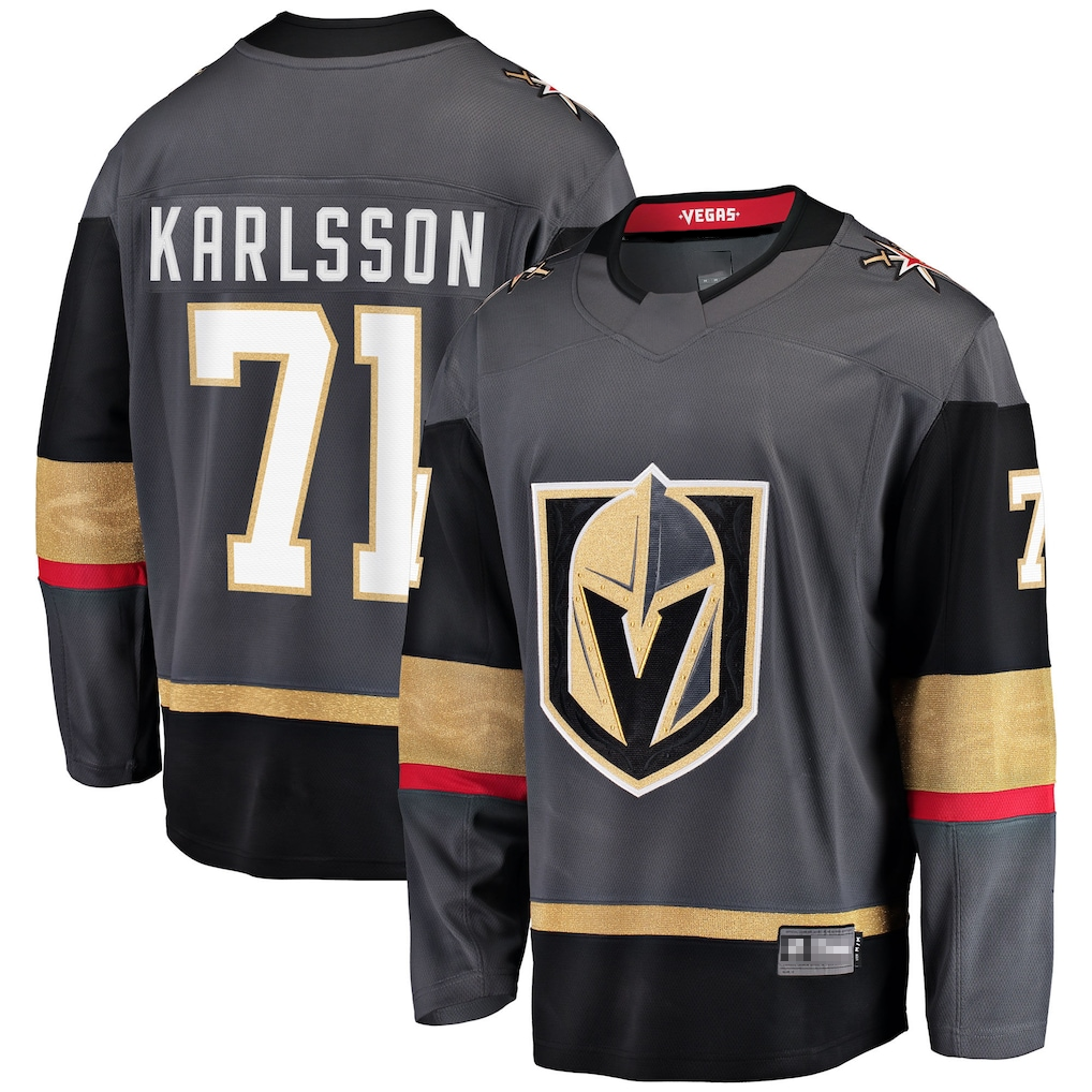 Choea V.Golden Knights #71 William Karlsson Gray Breakaway Jerseys