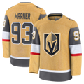 Choea V.Golden Knights #93 Mitch Marner Gold Home Premium Jerseys