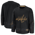 Choea W.Capitals Black 2024 Military Appreciation Practice Jerseys