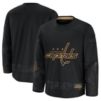 Choea W.Capitals Black 2024 Military Appreciation Practice Jerseys
