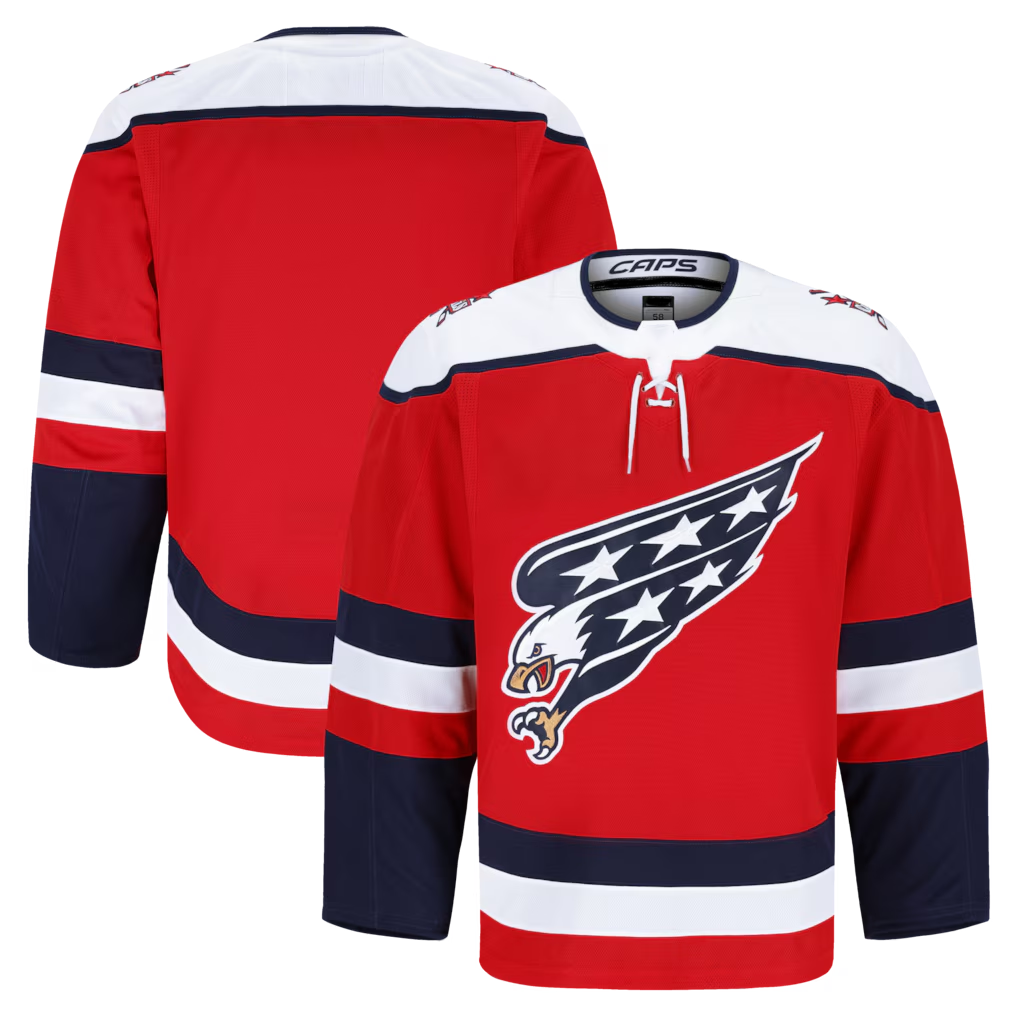 Choea W.Capitals Red Alternate Authentic Pro Jerseys