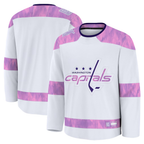 Choea W.Capitals White 2024 Hockey Fights Cancer Practice Jerseys