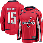 Choea W.Capitals #15 Sonny Milano Red Home Breakaway Jerseys