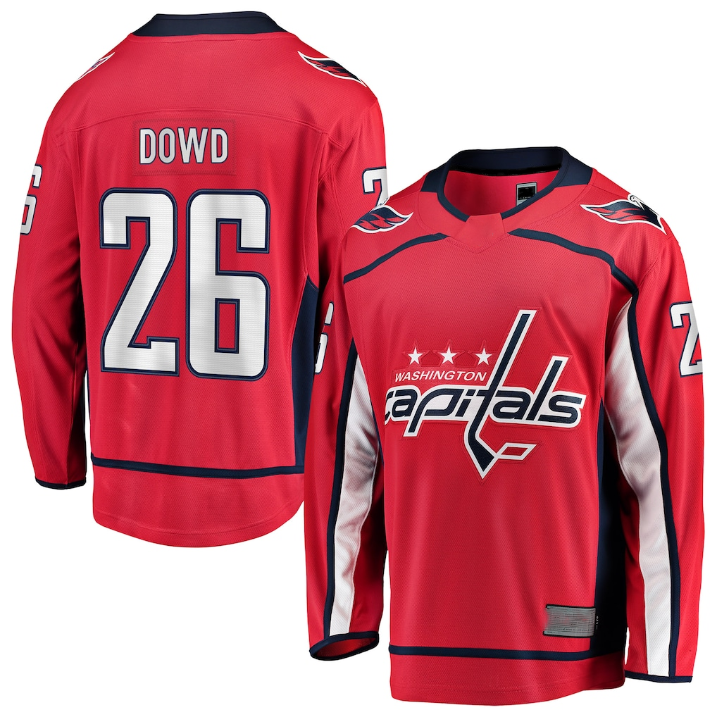 Choea W.Capitals #26 Nic Dowd Red Home Breakaway Player Jerseys