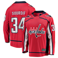Choea W.Capitals #34 Justin Sourdif Red Home Breakaway Jerseys