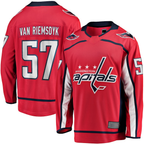 Choea W.Capitals #57 Trevor van Riemsdyk Red Home Breakaway Jerseys