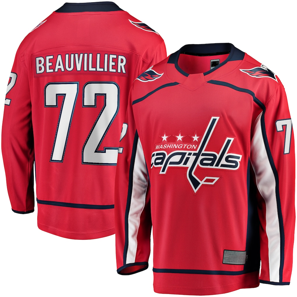 Choea W.Capitals #72 Anthony Beauvillier Red Home Breakaway Jerseys