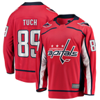 Choea W.Capitals #89 Alex Tuch Red Home Breakaway Jerseys