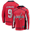 Choea W.Capitals #9 Ryan Leonard Red Home Breakaway Jerseys