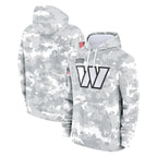 Choea W.Commanders Arctic Camo Limited Salute to Service Pullover Hoodies Game Blank Player Stitched Jerseys