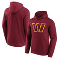 Choea W.Commanders Burgundy LOGO Pullover Hoodies Game Blank Player Stitched Jerseys