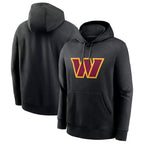 Choea W.Commanders Gray Pullover Hoodies Game Blank Player Stitched Jerseys