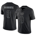 Choea W.Commanders #0 Mike Sainristil Player Black RFLCTV Limited Stitched Jerseys