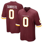 Choea W.Commanders #0 Mike Sainristil Player Burgundy Team Color Home Game Stitched Jerseys