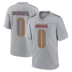 Choea W.Commanders #0 Mike Sainristil Player Gray Atmosphere Fashion Home Game Stitched Jerseys