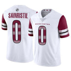 Choea W.Commanders #0 Mike Sainristil Player White Limited Vapor Home Game Stitched Jerseys