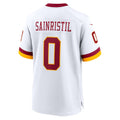 Choea W.Commanders #0 Mike Sainristil White Game Stitched Jerseys