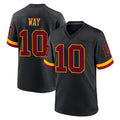 Choea W.Commanders #10 Tress Way Player Black Limited Home Game Stitched Jerseys