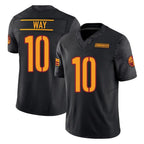 Choea W.Commanders #10 Tress Way Player Black Limited Vapor F.U.S.E. Home Game Stitched Jerseys