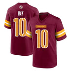 Choea W.Commanders #10 Tress Way Player Burgundy Home Game Stitched Jerseys