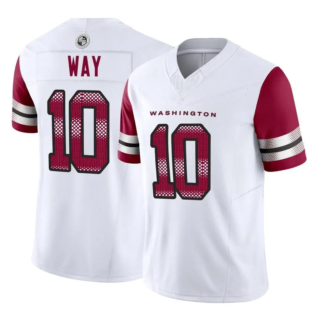 Choea W.Commanders #10 Tress Way Player White Vapor F.U.S.E. Limited Home Game Stitched Jerseys
