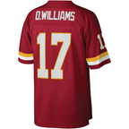 Choea W.Commanders #17 Doug Williams Mitchell & Ness Burgundy Legacy Replica Stitched Puhic Jersey