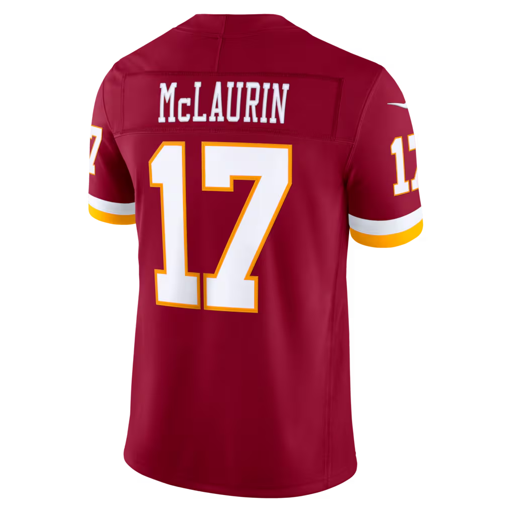 Choea W.Commanders #17 Terry McLaurin Burgundy Team Vapor F.U.S.E. Stitched Limited Jerseys