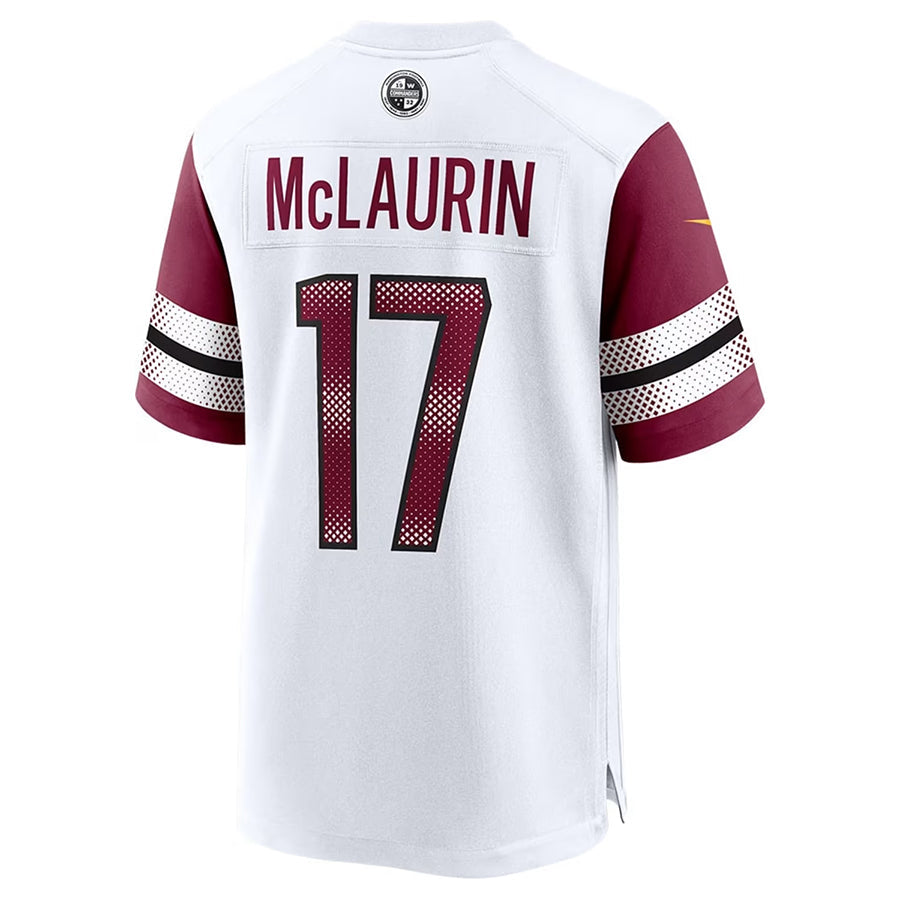 Choea W.Commanders #17 Terry McLaurin Player WHITE Game Stitched Jerseys