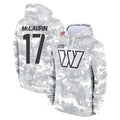 Choea W.Commanders #17 Terry Mclaurin Player Arctic Camo Limited Salute to Service Pullover Hoodies Game Stitched Jerseys