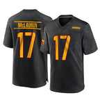 Choea W.Commanders #17 Terry Mclaurin Player Black Home Game Stitched Jerseys