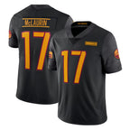 Choea W.Commanders #17 Terry Mclaurin Player Black Vapor Untouchable Home Game Stitched Jerseys