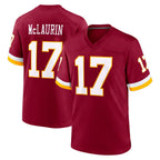 Choea W.Commanders #17 Terry Mclaurin Player Burgundy Game Home Stitched Jerseys