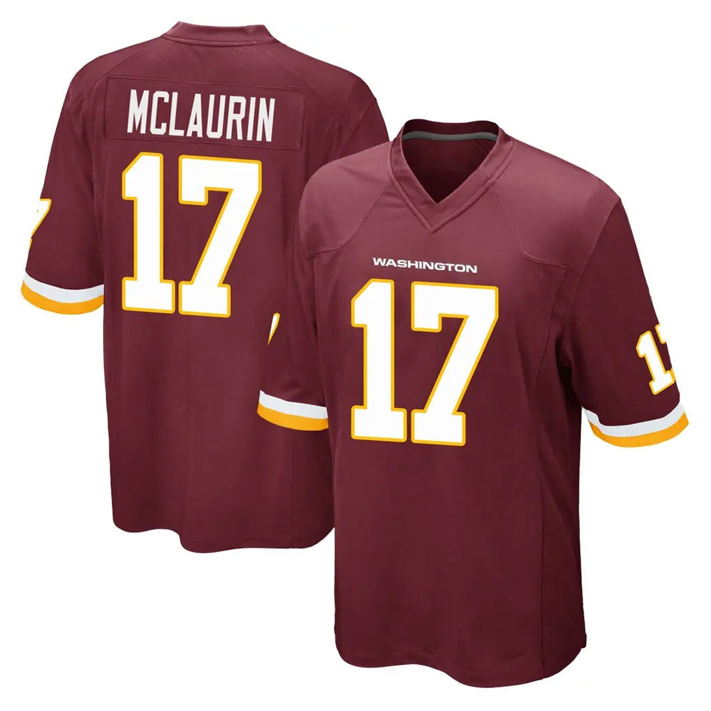 Choea W.Commanders #17 Terry Mclaurin Player Burgundy Team Color Home Game Stitched Jerseys