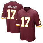 Choea W.Commanders #17 Terry Mclaurin Player Burgundy Team Color Home Game Stitched Jerseys