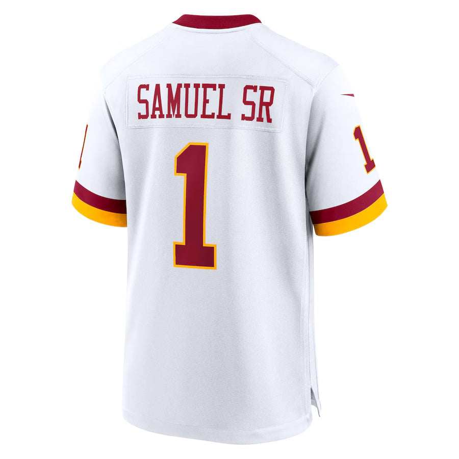 Choea W.Commanders #1 Deebo Samuel Sr Player White Game Stitched Jerseys