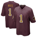 Choea W.Commanders #1 Rachaad White Player Burgundy Alternate Home Game Stitched Jerseys