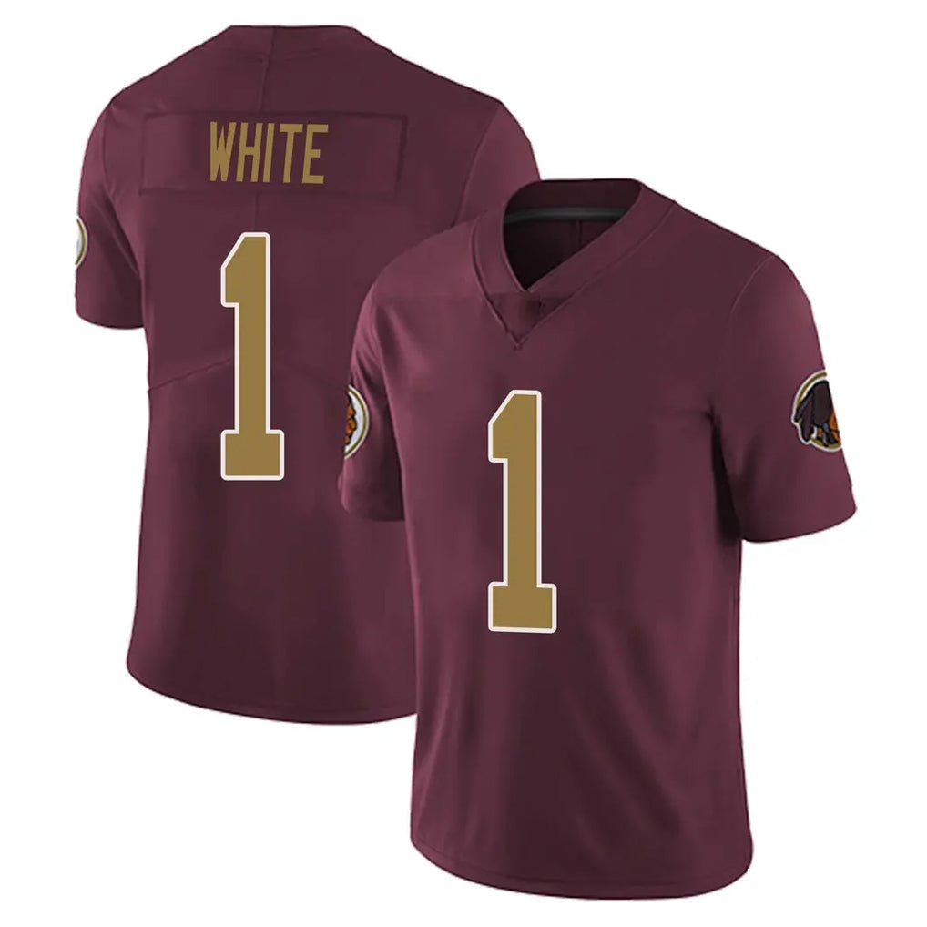 Choea W.Commanders #1 Rachaad White Player Burgundy Alternate Vapor Untouchable Home Game Stitched Jerseys