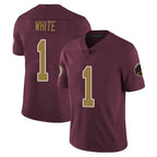 Choea W.Commanders #1 Rachaad White Player Burgundy Alternate Vapor Untouchable Home Game Stitched Jerseys