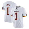 Choea W.Commanders #1 Rachaad White Player White Limited Vapor Untouchable Home Game Stitched Jerseys