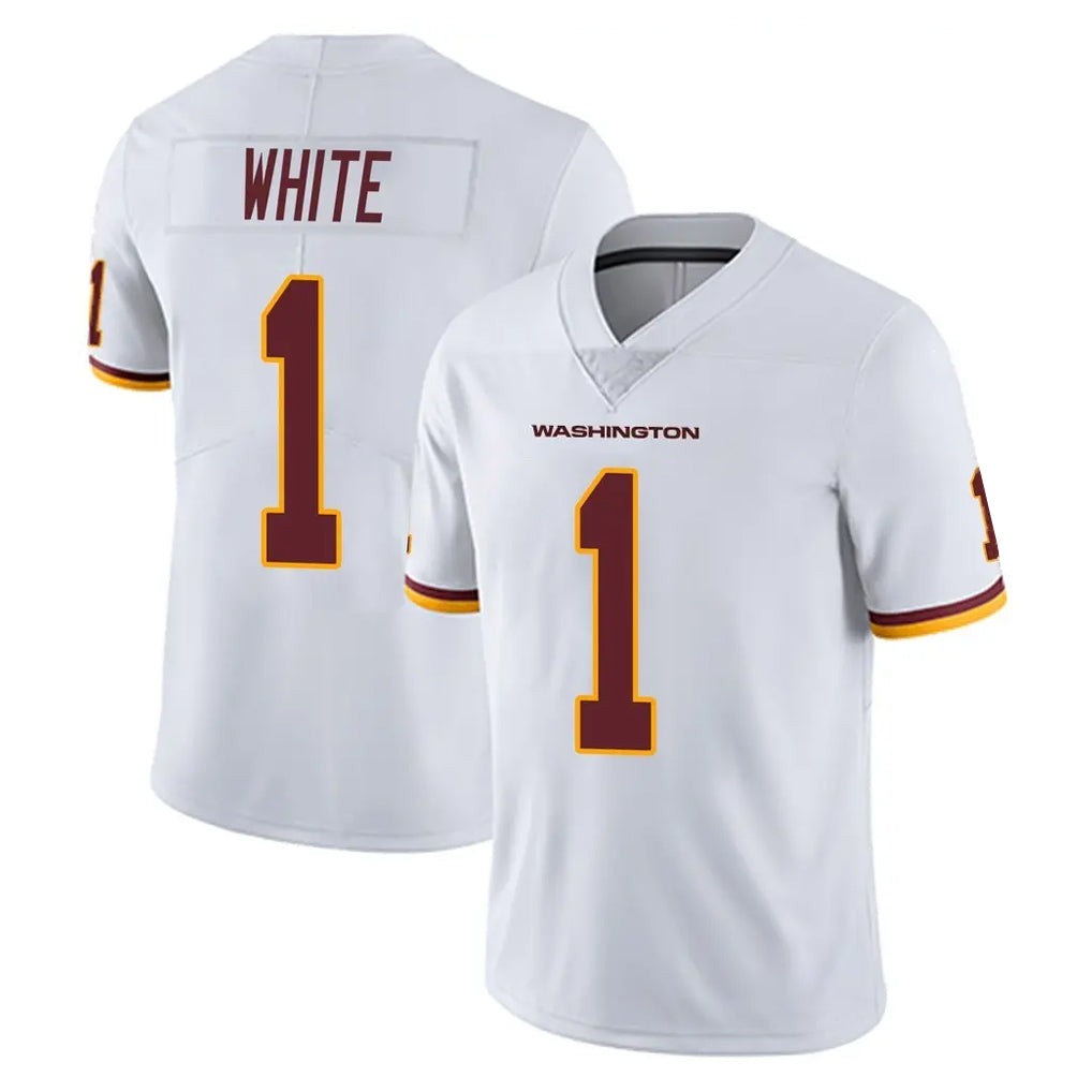 Choea W.Commanders #1 Rachaad White Player White Limited Vapor Untouchable Home Game Stitched Jerseys
