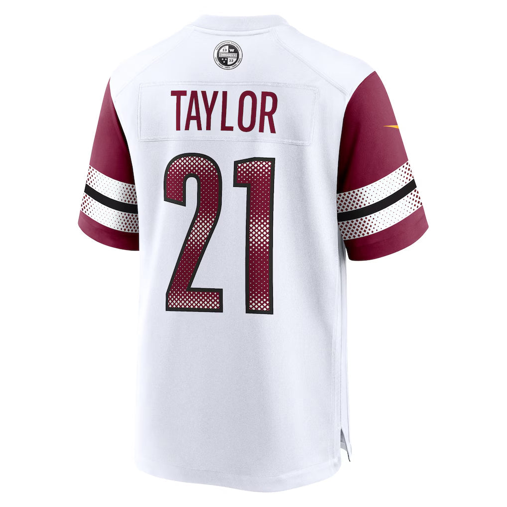 Choea W.Commanders #21 Sean Taylor Player White Home Game Stitched Jerseys