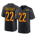 Choea W.Commanders #22 Jacory Croskey-Merritt Player Black Home Game Stitched Jerseys