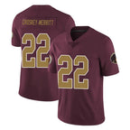 Choea W.Commanders #22 Jacory Croskey-Merritt Player Burgundy Alternate Vapor Untouchable Home Game Stitched Jerseys
