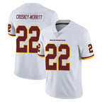 Choea W.Commanders #22 Jacory Croskey-Merritt Player White Limited Vapor Untouchable Home Game Stitched Jerseys