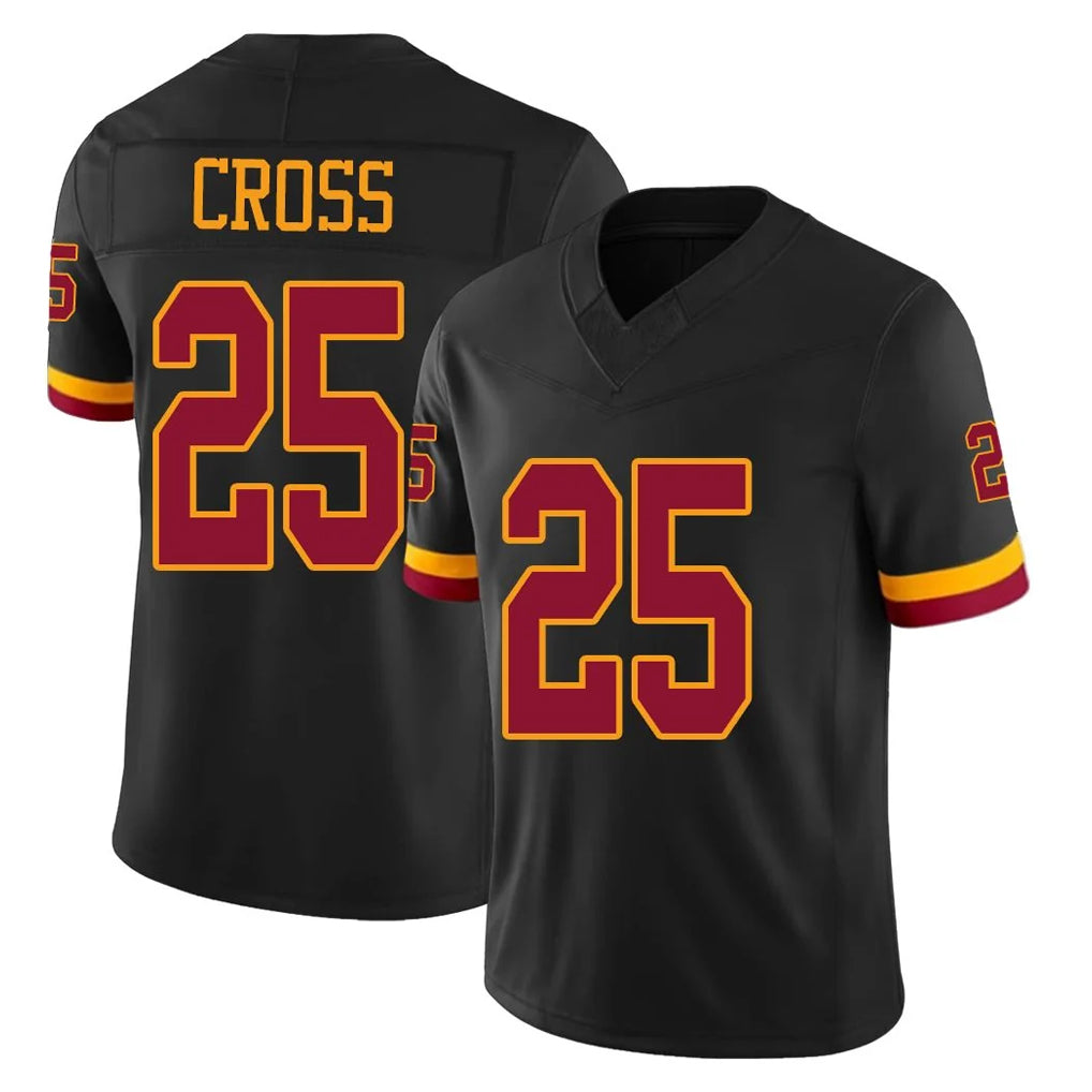 Choea W.Commanders #25 Nick Cross Player Black Limited Vapor Home Game Stitched Jerseys