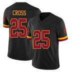 Choea W.Commanders #25 Nick Cross Player Black Limited Vapor Home Game Stitched Jerseys