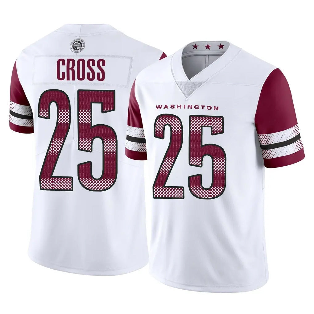Choea W.Commanders #25 Nick Cross Player White Limited Vapor Home Game Stitched Jerseys